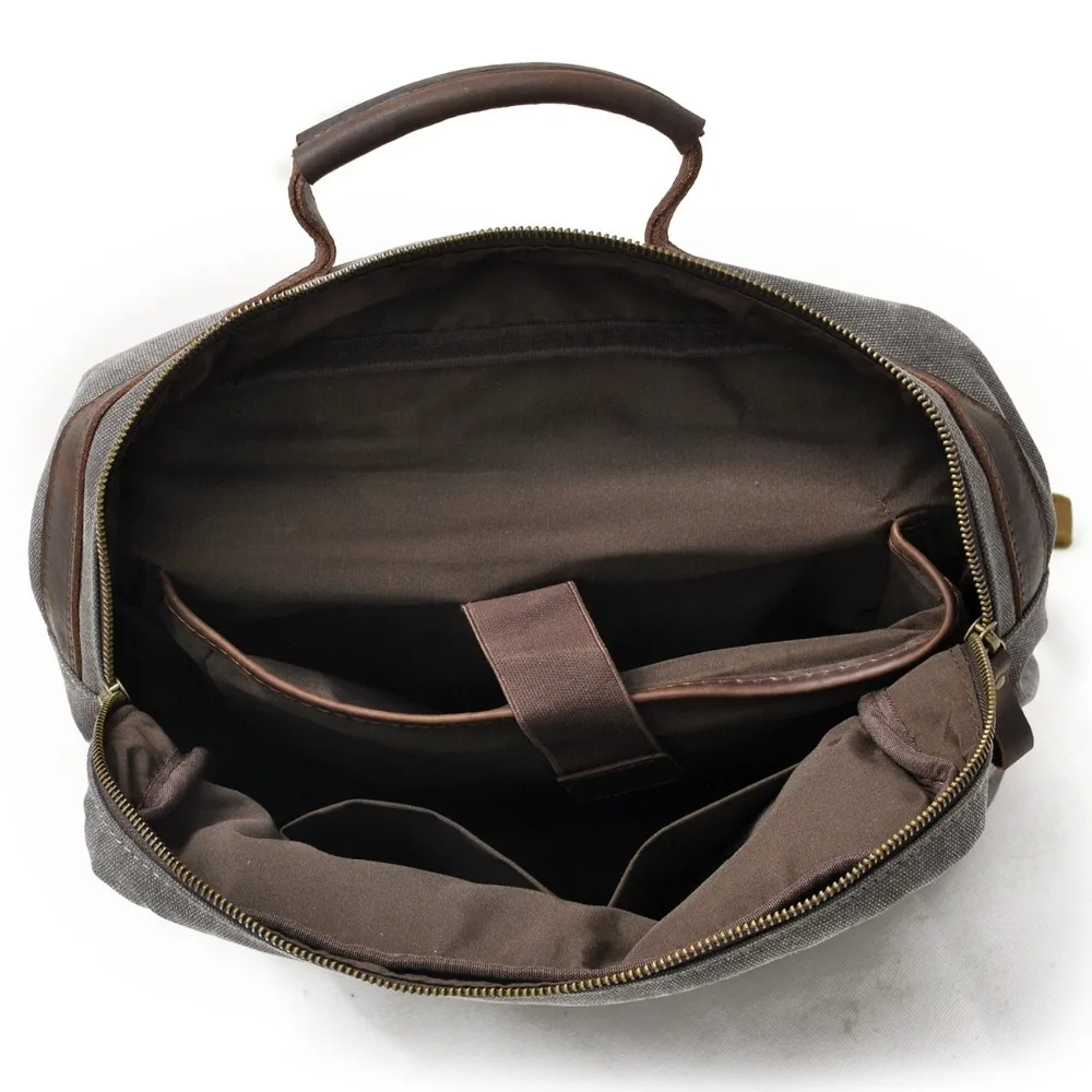 M062 nueva moda Mochila de cuero de los hombres de la lona Mochila bolso de Escuela Militar Mochila mujer hombre Mochila