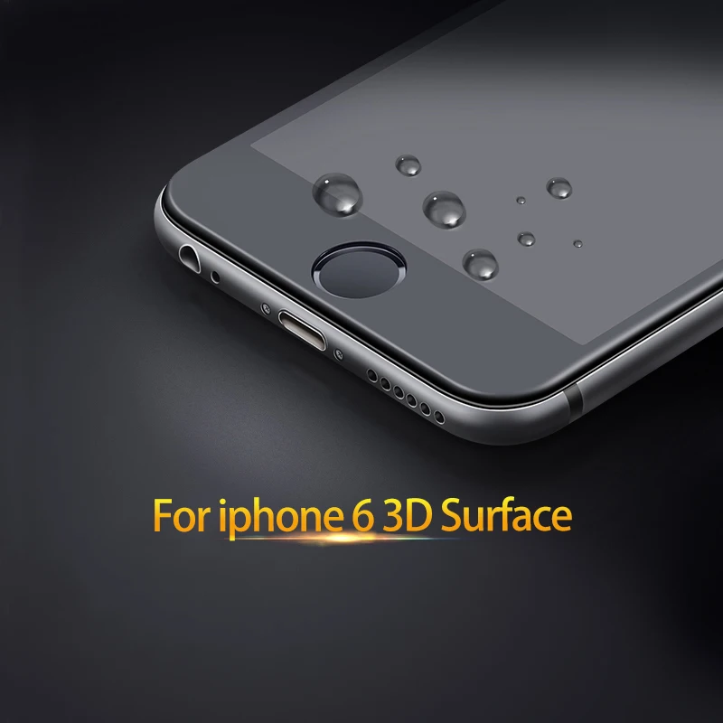 CHYI 3D закаленное стекло с закругленными краями для iphone 6 7 6s Защита от УФ 8 экрана
