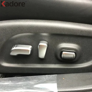 

For Nissan Altima Teana 2016 2017 ABS Matte Seat Control Adjust Switch Button Cover Trim Interior Accessories Car Styling