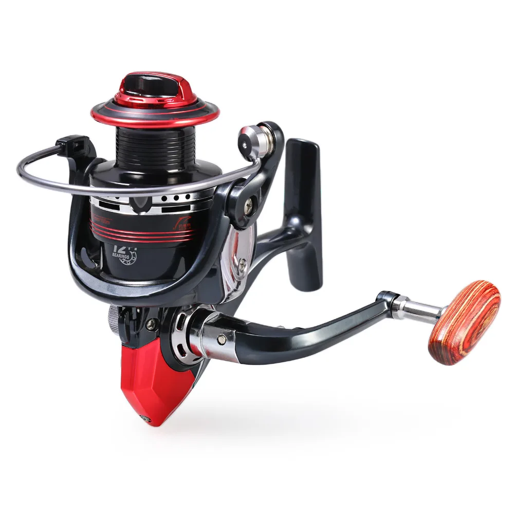 LK3000 Fishing Reels 13 Ball Bearing 5.21 Aluminum Metal Spinning Reel