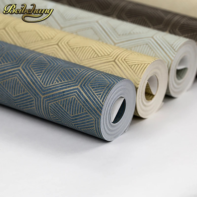 Beibehang papel де parede 3D Ретро Шестигранная Геометрическая настенная бумага для спальни гостиной настенная бумага рулон обои для стен 3 d