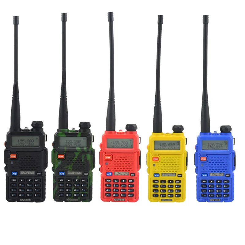 BAOFENG UV-5R Dual Band VHF/UHF 136-174MHz & 400-520MHz FM Portable Two way radio handheld Walkie talkie 5r BF-UV5R baofeng uv 5r dual band vhf uhf fm handheld talkie walkie uv5r with earpiece protective leather case