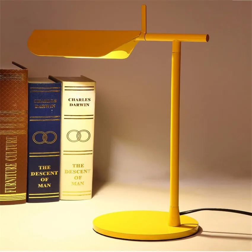 JW_Elegant Modern Office Table Lamps LED Work Iron Desk Lamp Bedroom