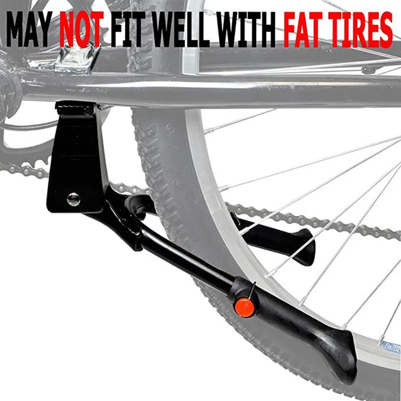 

Bicycle Center Mount Double Leg Parking Rack Bike Kickstand Adjust Kick Stand for 24" - 28" Bike