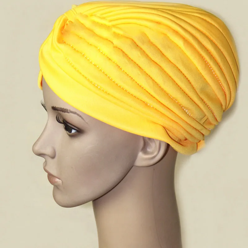 Новое поступление модные женские хиджаб тюрбаны кепки мусульманская твердая шляпа мусульманские индийские шапки Новые