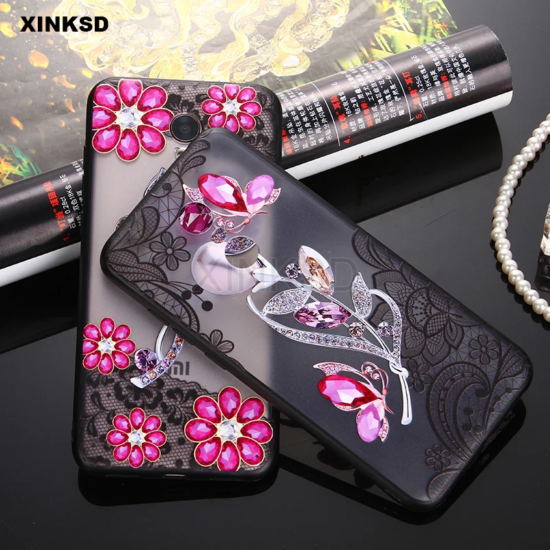 

Case for Xiaomi Mi PocoPhone F1 A2 Lite A1 8 SE 6X Lace Diamond Floral Case on Redmi 6A S2 4A 5 Plus Note 6 5 4 Pro 4X 5A Prime
