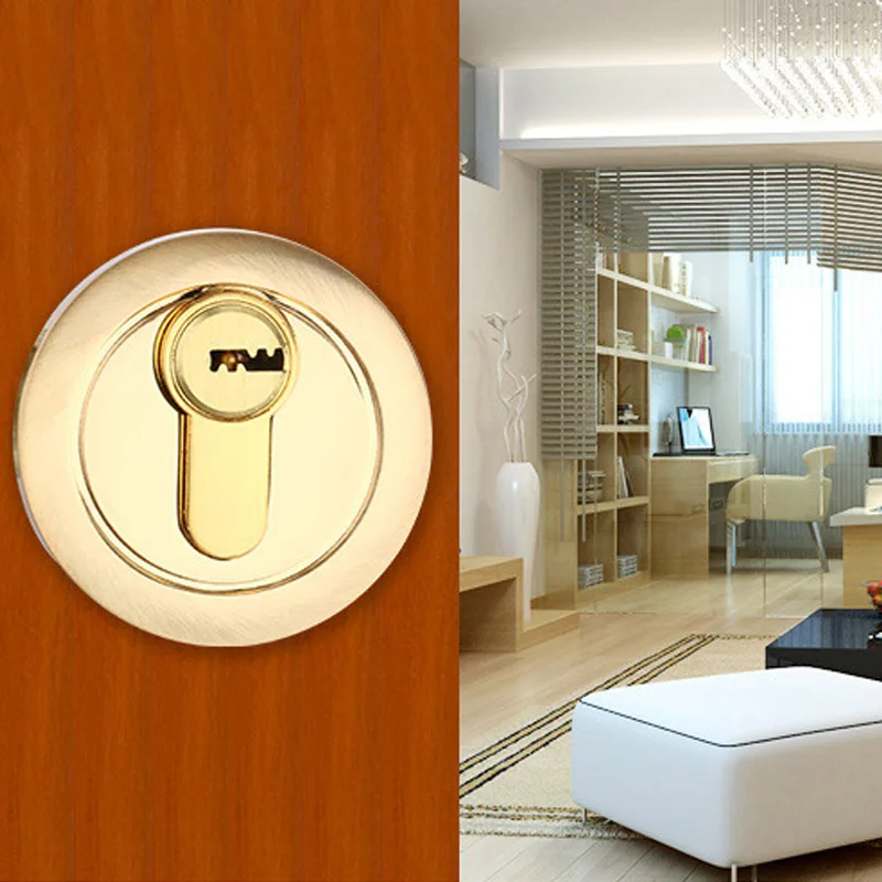 

New Hot Zinc Alloy Door Locks Single Head Lock Auxiliary Lock Home Indoor Door Locks