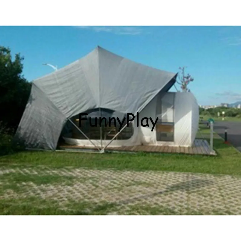 inflatable party luxury camping tent6