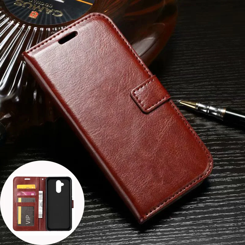 

frame Book PU Leather Case Flip Cover For Huawei P20 Pro 9 lite Nova 3 3i Y5 Y6 2018 Enjoy 7 7S 8 Plus Honor 7X 8X V9 10 Play