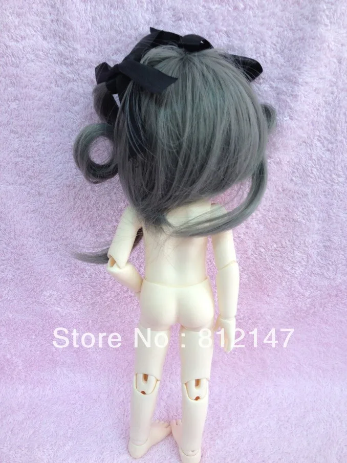 BJD парик(серый)(для 1/6 BJD куклы