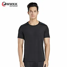 Новая качественная летняя повседневная футболка мужская походная футболка с длинными рукавами и круглым вырезом дышащая легкая быстросохнущая одноцветная футболка для кемпинга