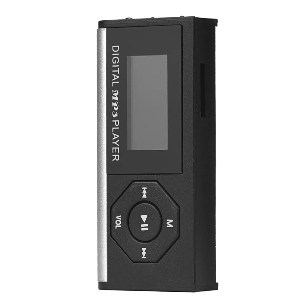 HIPERDEAL Mp3 плеер мини портативный mp3 плеер USB lcd экран медиа Музыка Поддержка Micro SD TF карта бег Lettore D30 Jan8 - Цвет: Серый