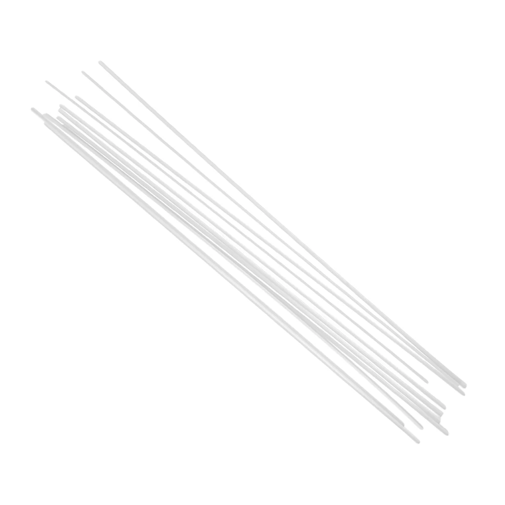 10Pcs ABS Double-channel Strip Plastic Rod Architectural Model Making Building DIY Sand Table Model Material Rod Sticks