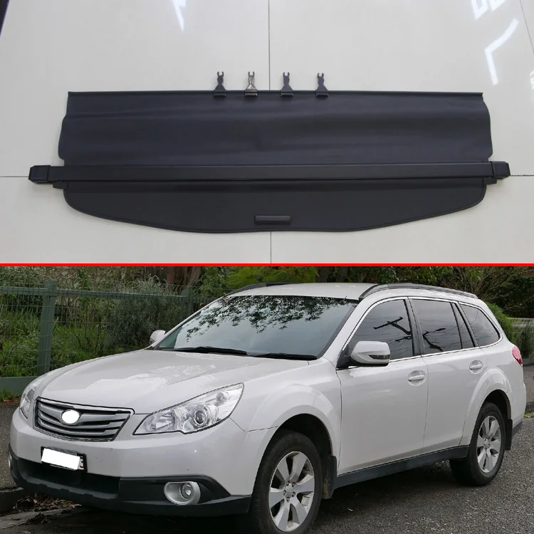 Для Subaru Outback 2010- алюминиевый+ брезентовый задний Чехол для багажника, защита экрана, тенты, аксессуары