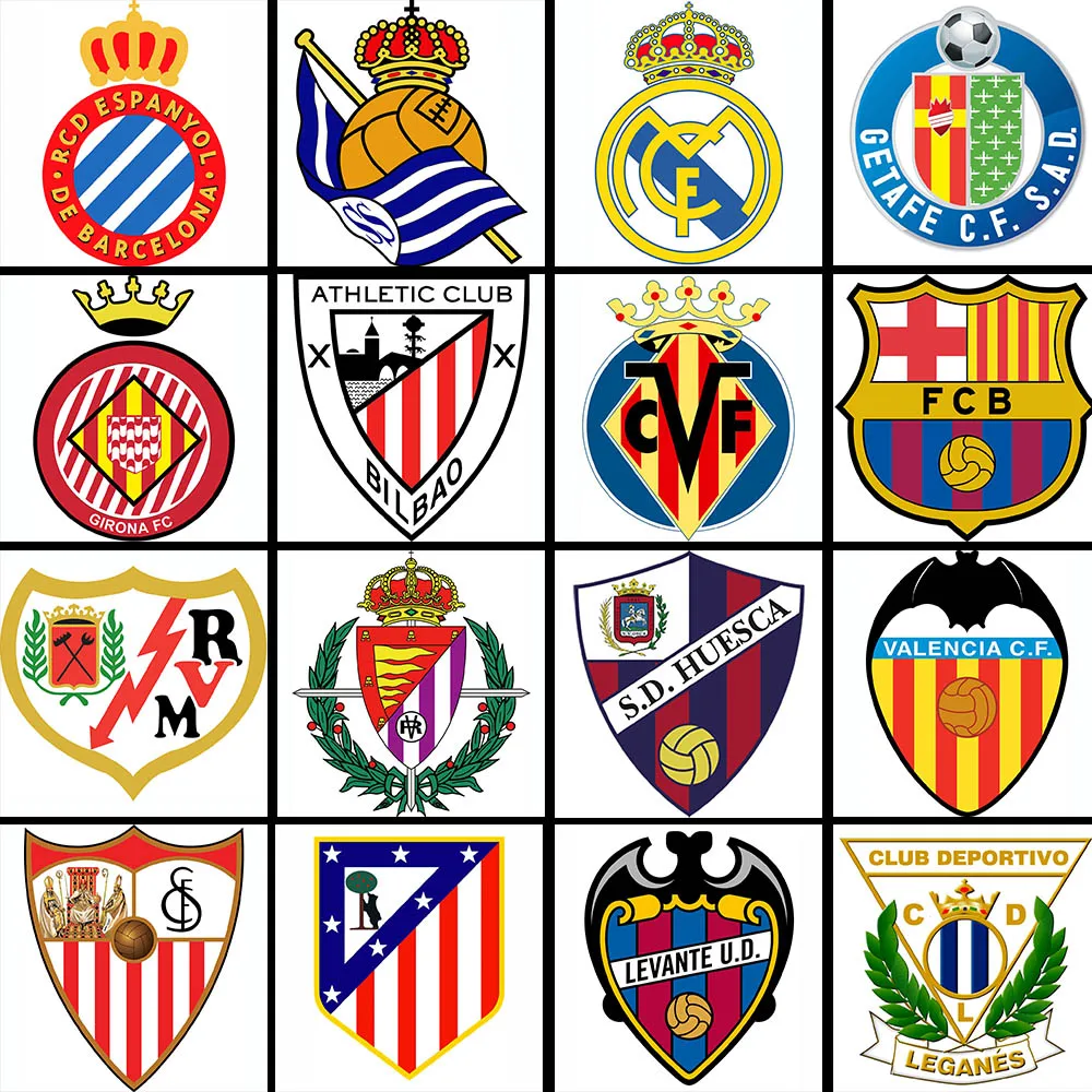 

La Liga Full 5D Diy Daimond Painting "Football Club" 3D Diamond Painting Square Rhinestones Diamant Painting Embroidery Icon