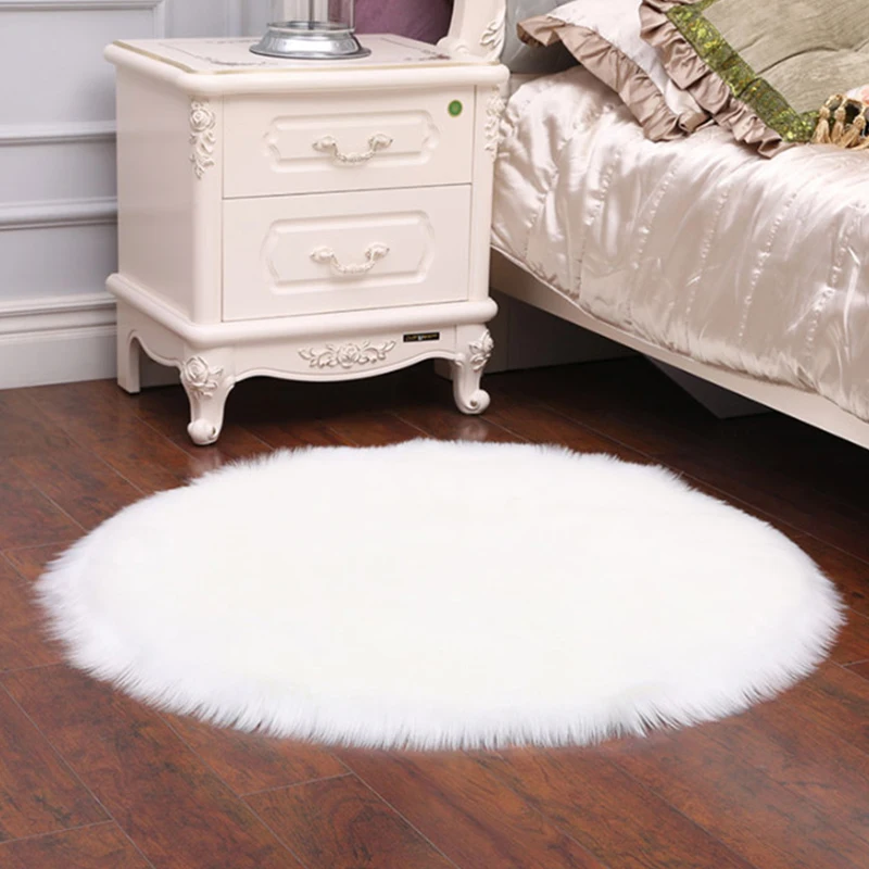 

Living room/bedroom Rug Antiskid soft carpet modern carpet mat Soft Artificial Sheepskin Rug Chair Cover Bedroom Mat