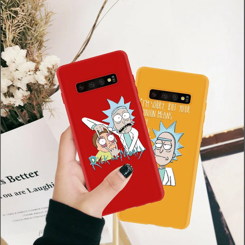 

Rick and Morty Case For Samsung Galaxy A30 A40 A50 A70 A9 A8 Star M10 M20 M30 Note 4 5 8 9 S6 S7 Edge S8 S9 S10 Plus S10e Fundas