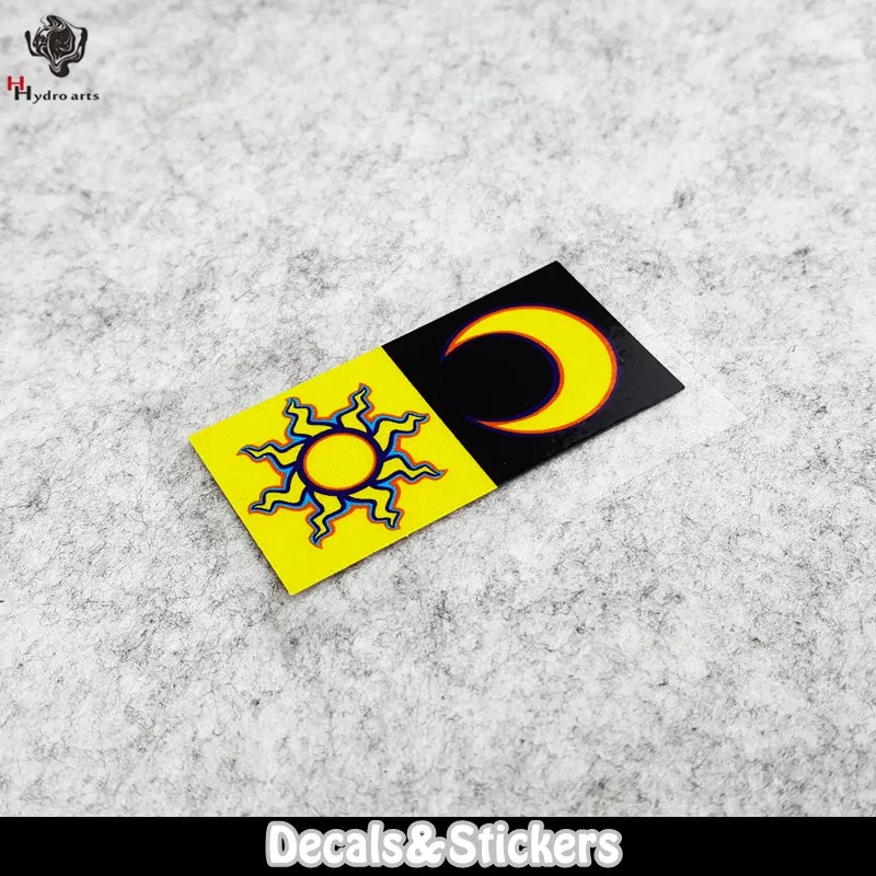 

NO.LN171 Valentino Rossi Sun Moon 3M Material Reflective Stickers MOTO GP Car Sticker Decals Racing Stickers Motorcycle Bike