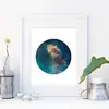 Modern Astronomy Galaxy Canvas Art Print and Poster Home Wall Decor , Set of Three Galaxy Space Canvas Painting Wall Art Picture ► Photo 3/6