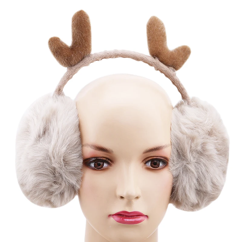 Bigsweety Women Warm Earmuffs New Fur Winter Earmuffs Novelty Cute