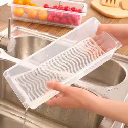 Практичный холодильник Еда хранения Коробки герметичные хранить свежие овощи море Еда