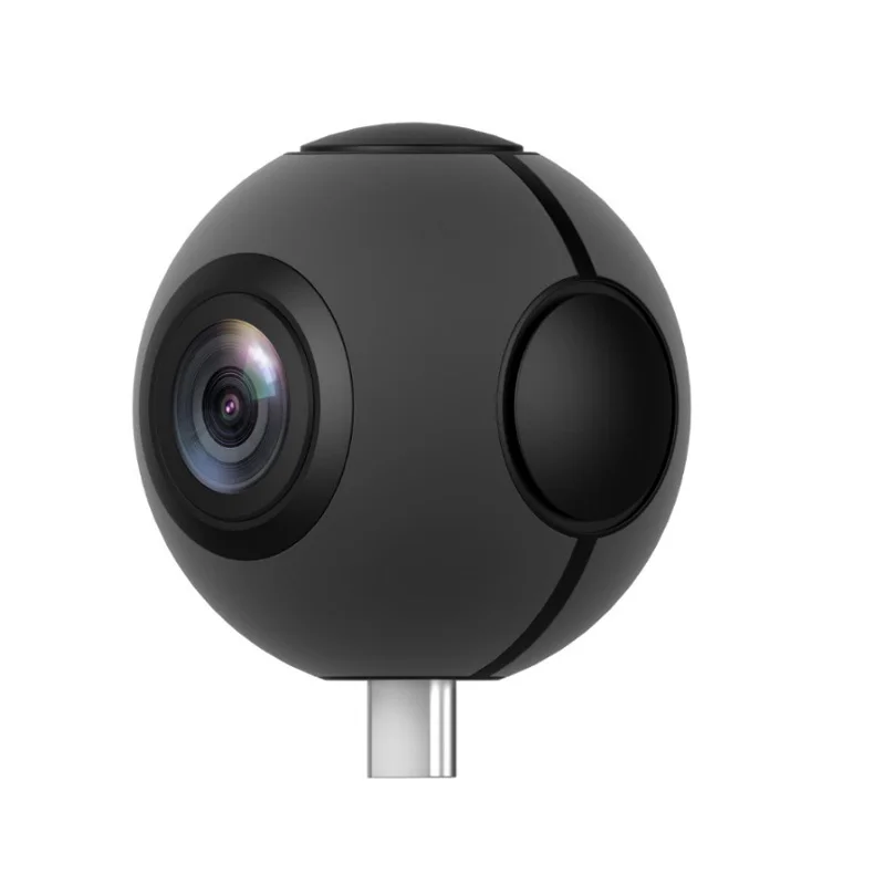 Eken Новое поступление 360 камера VR камера 1920*960 Ультра HD мини панорама 360 градусов видео камера для Andriod смартфон - Цветной: Black