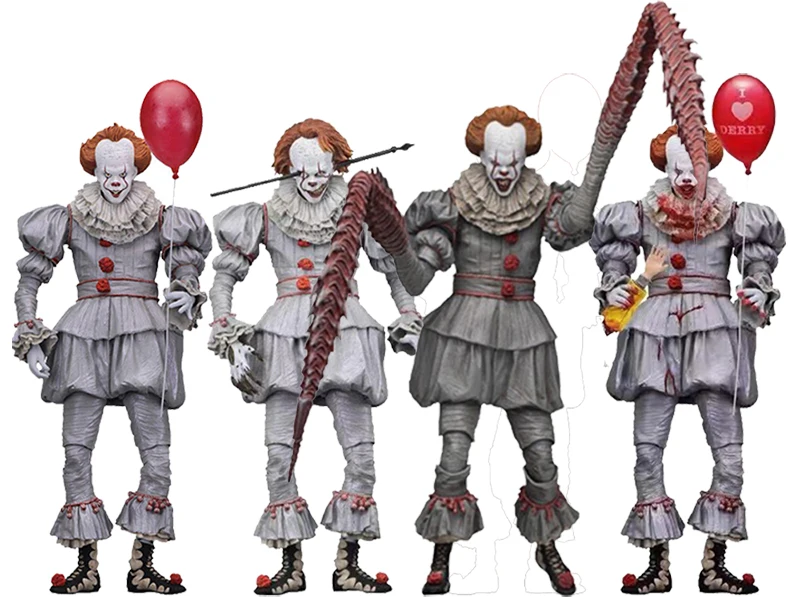 7 дюймов 18 см 4 типа Оригинал NECA Pennywise Джокер фигурка игрушка кукла ужас подарок на Хэллоуин