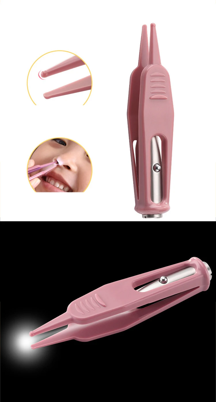 Детские ноздри чистые пинцеты-Beaming клип Booger предотвратить блокирование носовой аспиратор чистые носовые щипцы видимые простые детские изделия