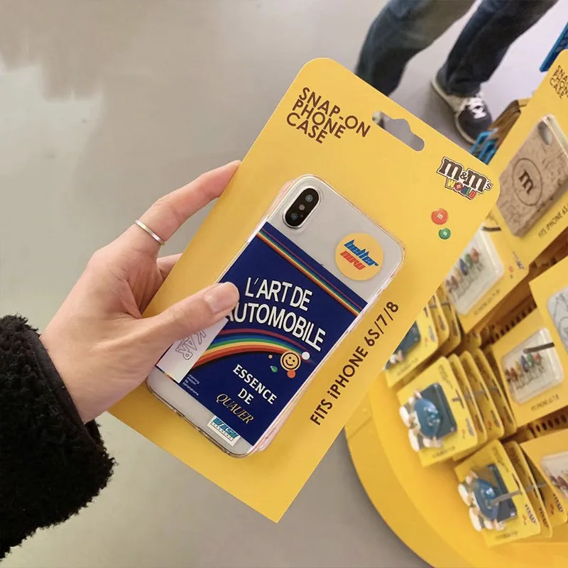 

Rainbow Transparent All-inclusive Anti-drop Silicone Soft Case for iphone 6 6s 7 8 Plus XS Max XS XR