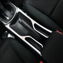 Для Honda City 6th 2014 2015 2016 LHD ABS Chrome стояночного Панель украшения крышки отделкой стайлинга автомобилей интерьера 2 шт.
