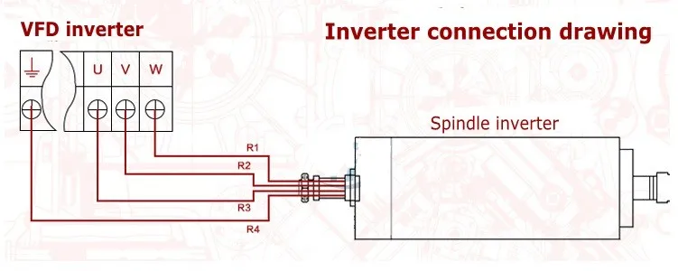 Inverter connection drawing