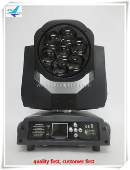 

6 pieces 2017 led moving heads light 7x15w 4 in 1 bee eye mini b eye led moving head zoom