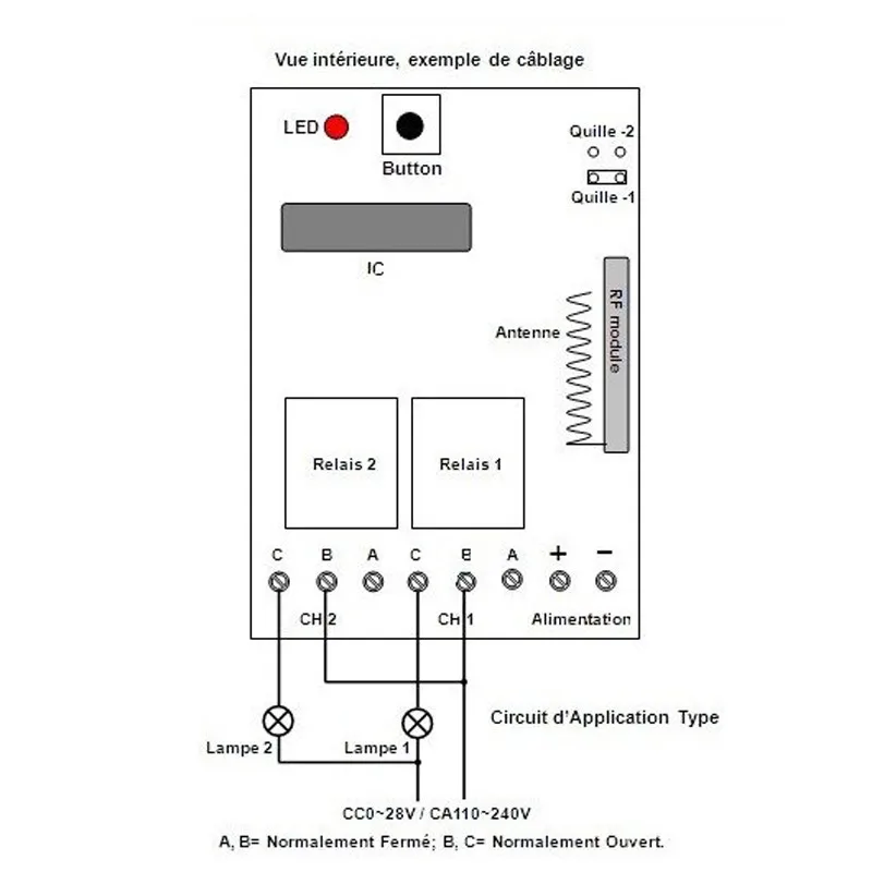 3000M DC12V 10A 2CH 315/433MHz RF беспроводной пульт дистанционного управления выключатель питания радио управление Лер передатчик приемник с антенной