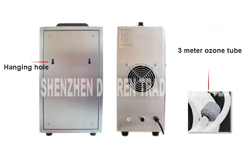 3 Гц/ч озонатор портативный как машина для очистки стиральная морепродуктов или овощей и рабочих фруктов, как дом воды озона
