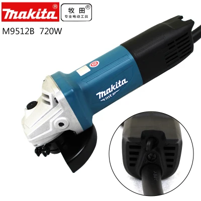 Японская угловая шлифовальная машина Makita M0900B/M9513B полировальная машина M9506B шлифовальная и режущая машина M9509B 540 Вт/720 Вт/850 Вт - Цвет: M9512B (720W)