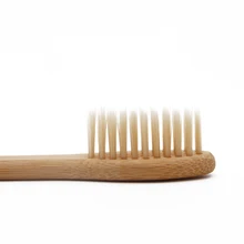 1 шт. натурального бамбука Зубная щётка уголь Зубная щётка низкоуглеродистой нейлон деревянной ручкой Зубная щётка Bamboo узор Кисточки