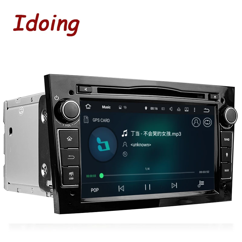 Idoing 2Din радио автомобильный DVD мультимедийный плеер подходит Opel Vectra Corsa D Astra H