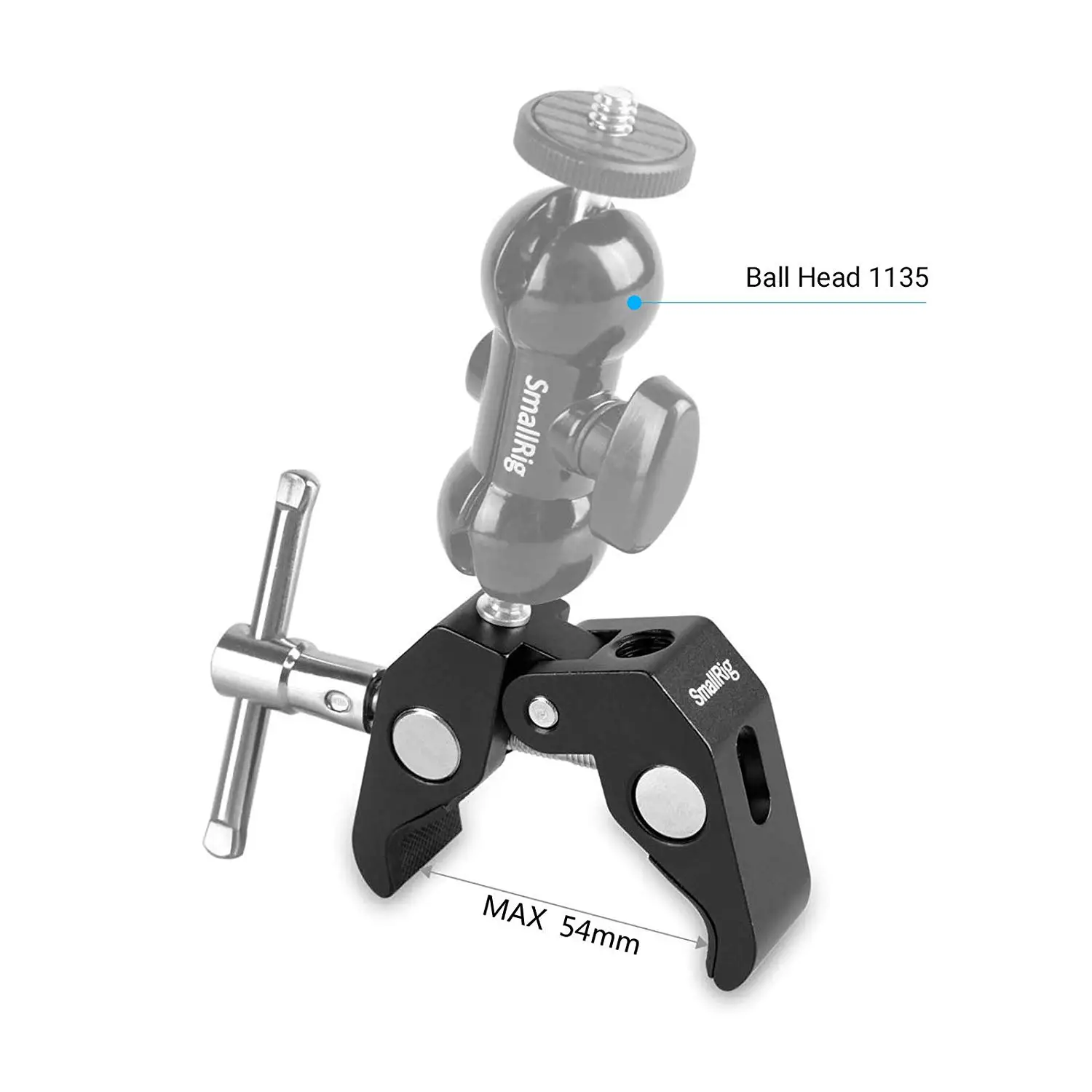 Andoer Мультифункциональный суперзажим шаровой головкой зажим Magic Arm Супер Зажим w/1/4