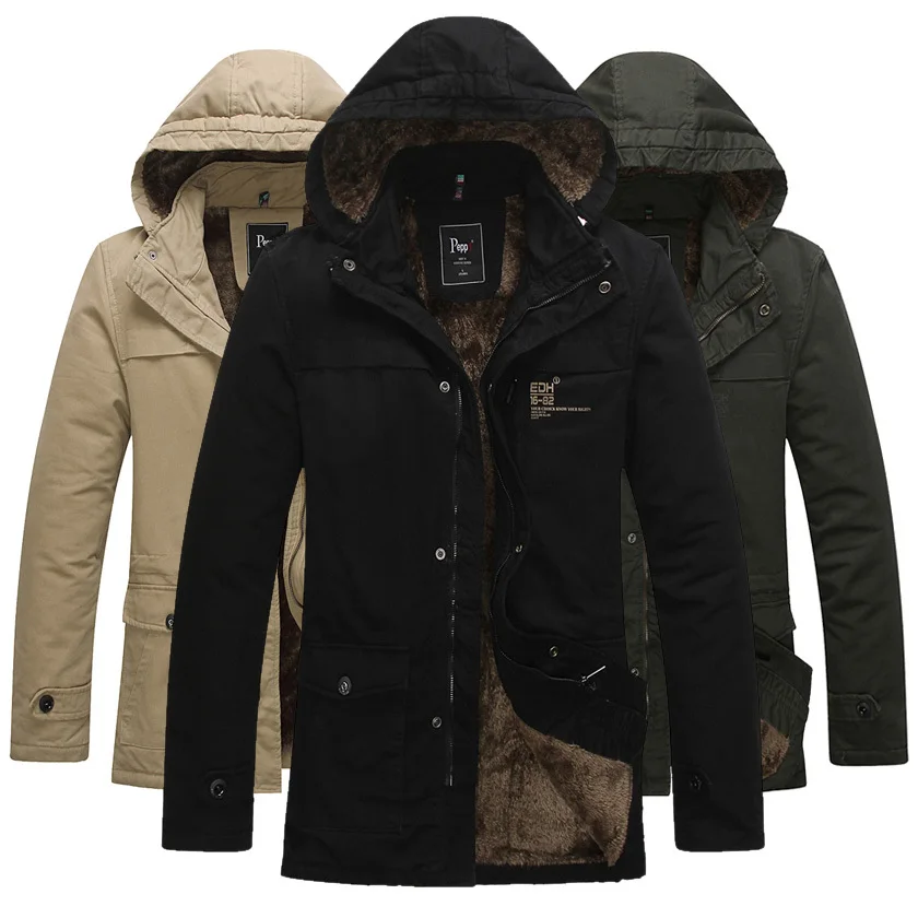 Winter Jacket MENS EXTRA THICK FLEECE HEAVY DUTY WORK JACKET