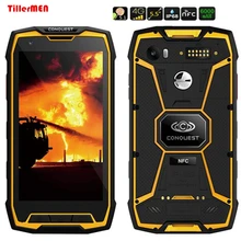 Original Conquest S9 8 Octa Core Android 5.1 5.5″ FHD 1920×1080 4G LTE FDD GPS ip68 Rugged Waterproof Phone Big 6000mAH battery