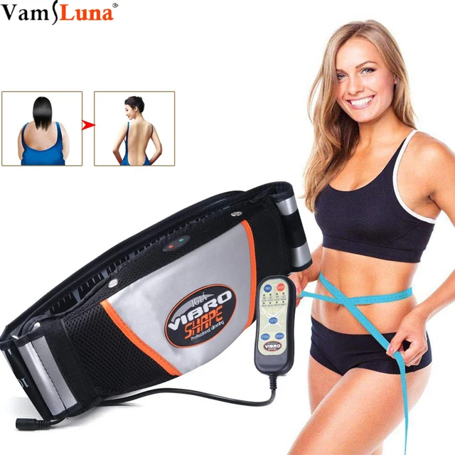 Waist Vibrating Massager, Electric Body Slimming Massager Belt Muscle Burning Fat Weight Losing