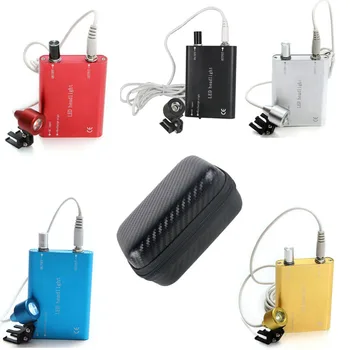 

1 LED Head Light Lamp for Binocular Loupe+1 Black Protection case