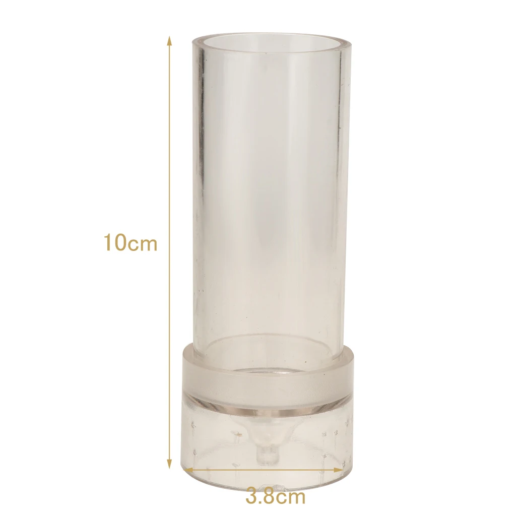 DIY Candle Mold Spire Cylinder Plastic Mould  High Temperature Resistance for Candle Making Craft Stencil Handmade Soap Mold