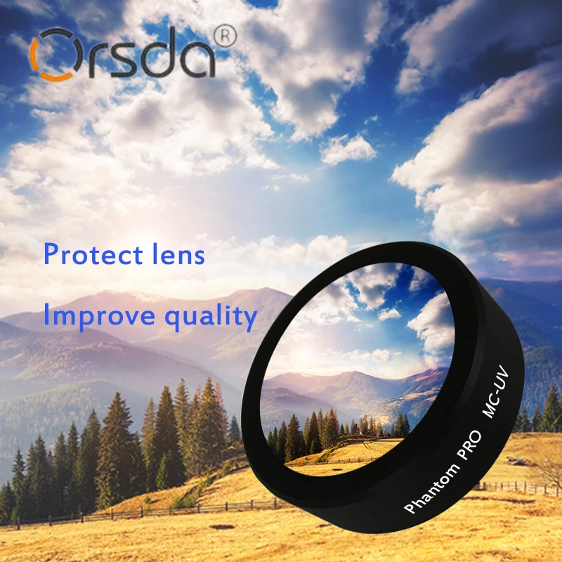 Orsda MR-UV DN4 ND8 фильтр для объектива DJI phantom4 pro Gimbal Камера Ультрафиолетовый фильтр Бла(беспилотный летательный аппарат Quadcopter детали, аксессуары для беспилотного самолета