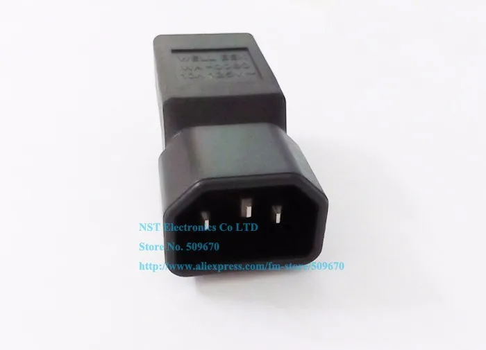 PDU PSU usp адаптер питания, iec 320 C14 штекерным nema 5-15R Женский адаптер, iec Мужской к нам Женский адаптер/ DHL/100 шт