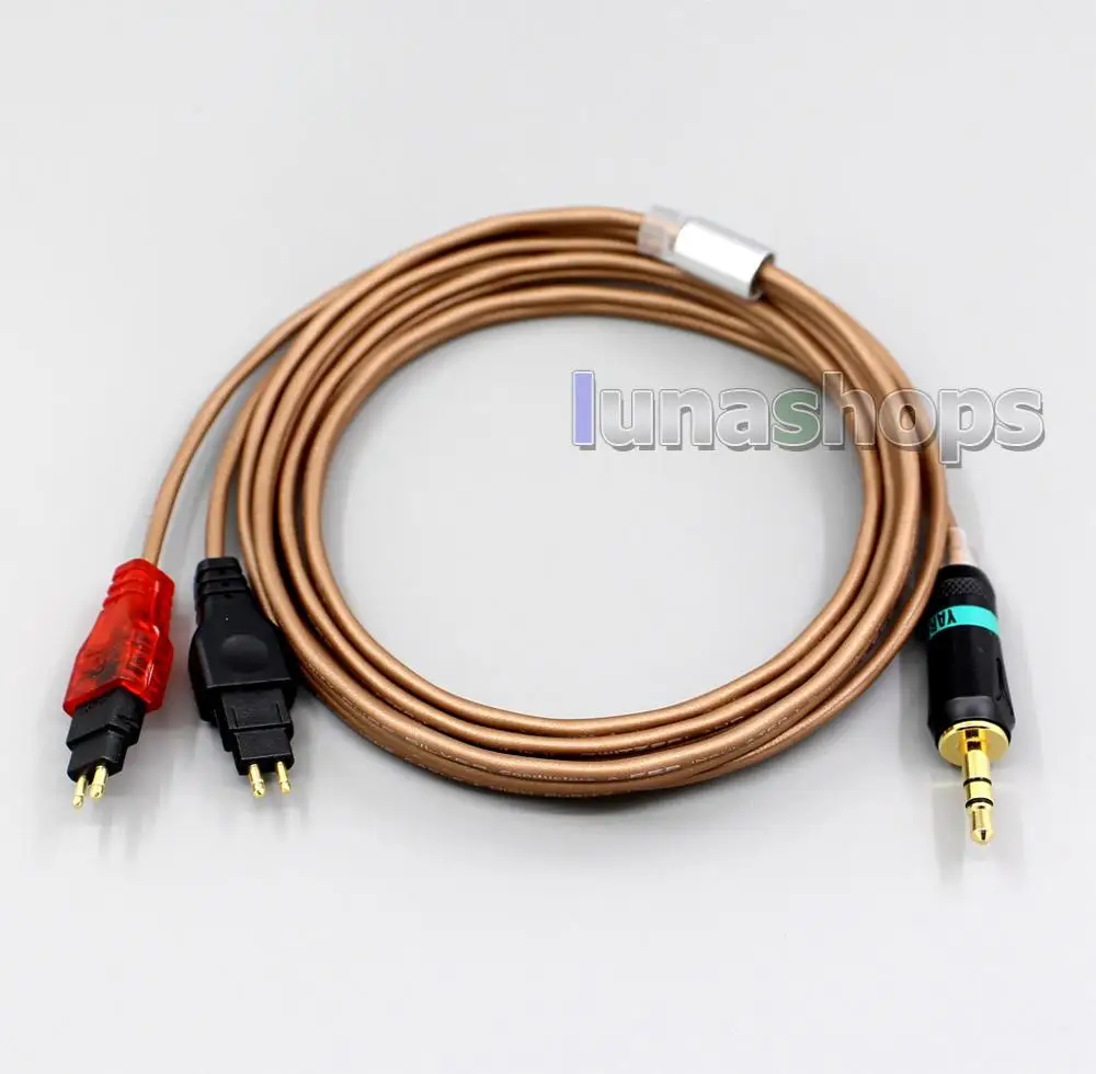 

LN004893 120cm headphone PURE Silver Cable + PEP Insulated For Sennheiser HD25 HD265 HD535 HD222 HD224 HD230 HD250 Lin