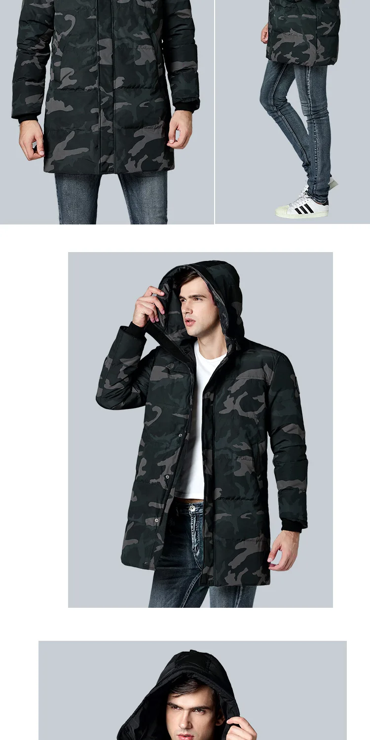 men's clothing new autumn and winter thick down jacket men 112.98