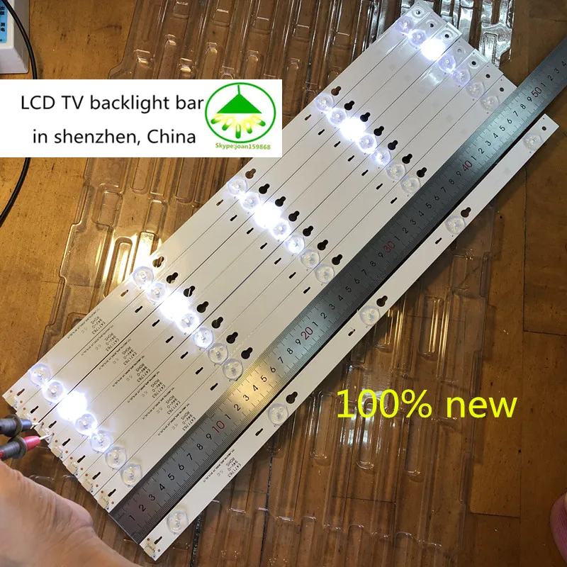 

8 pcs/lot 100% new good quality LED Backlight For TCL B48A858U B48A538 Light Bar 4C-LB4805-HQ4 48HR330M05A1 V2