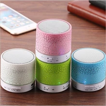 NEW LED Bluetooth Speaker Support U Disk TF Card Fm Radio AUX Mini Wireless Portable Stereo Bass Subwoofer for Android IOS Phone