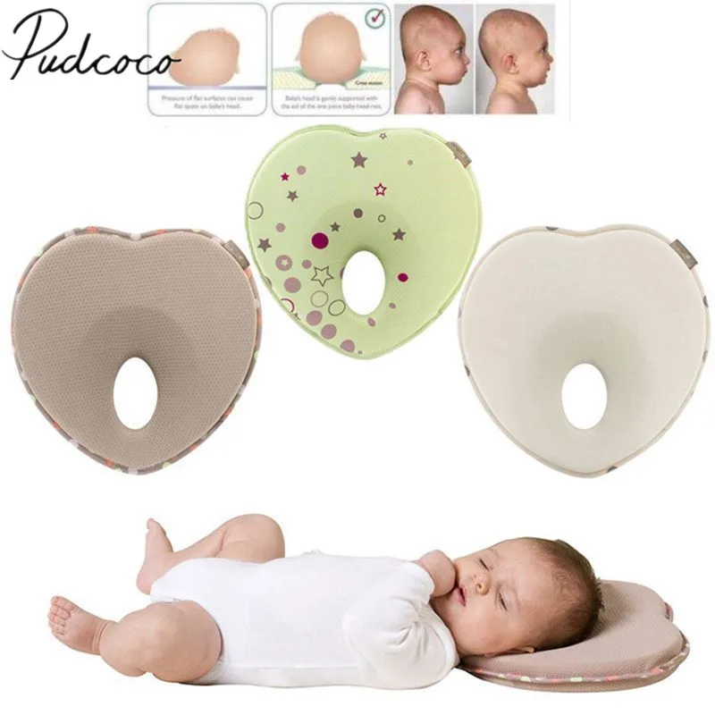 

2018 Brand New Newborn Toddler Anti Roll Pillow Flat Head Neck Prevent Infant Support 1pcs Baby Shaping Pillow Baby Gifts